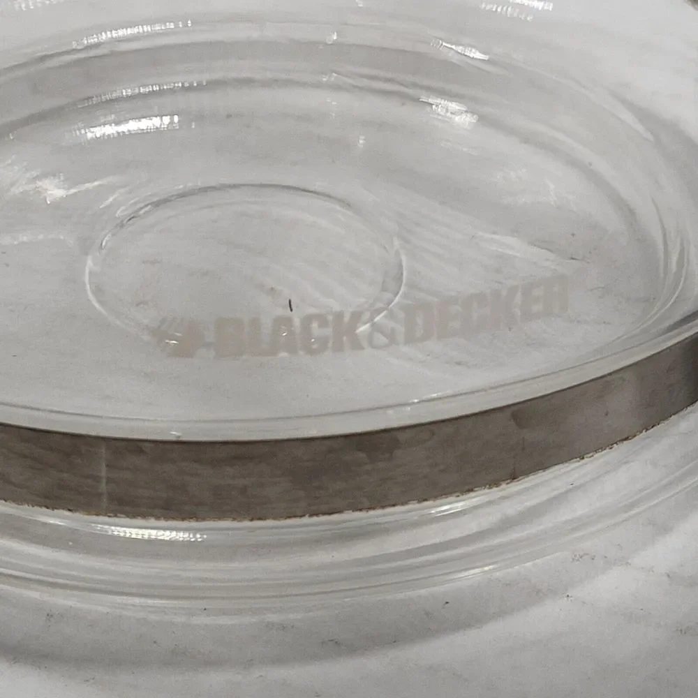 Black‎ & Decker 12 Cup Replacement Coffee Pot Carafe Glass Black Top